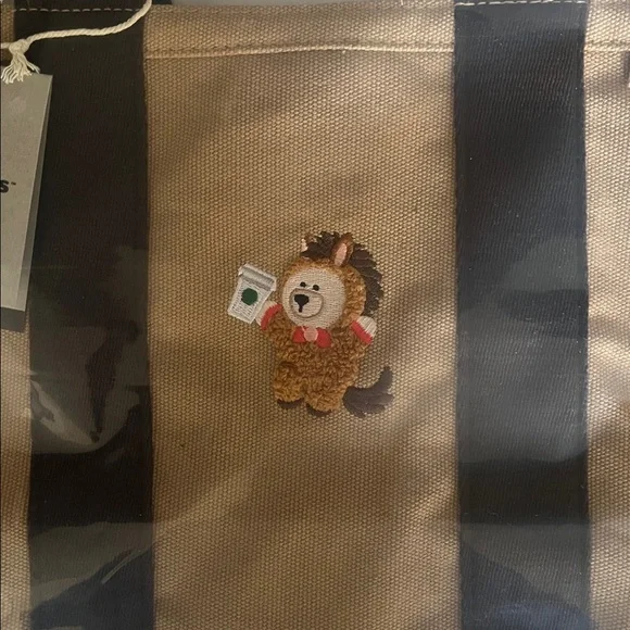 NWT Taiwan-Exclusive Starbucks Beige Mini Tote - Picture 2 of 4